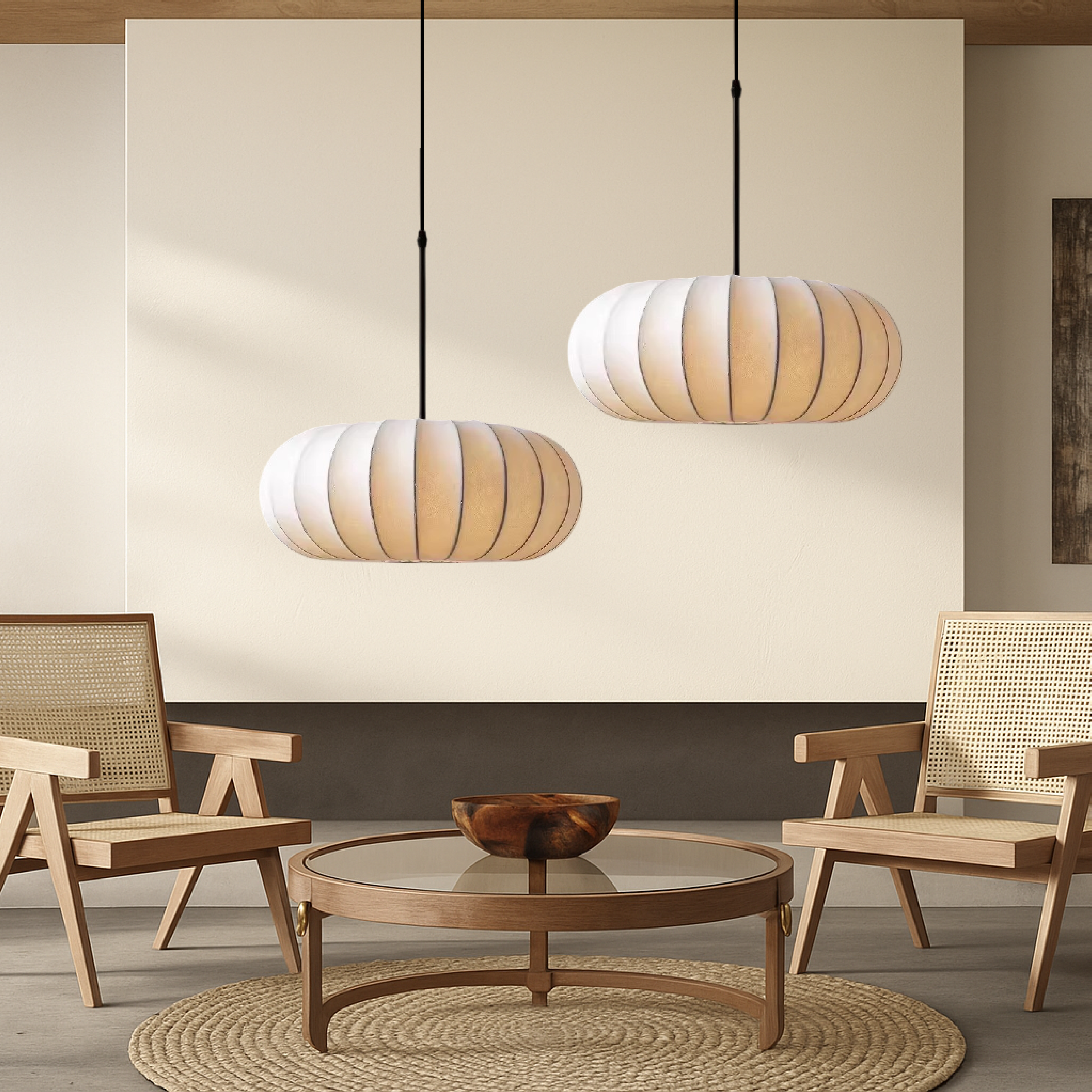 Verona Silk Pendant Light
