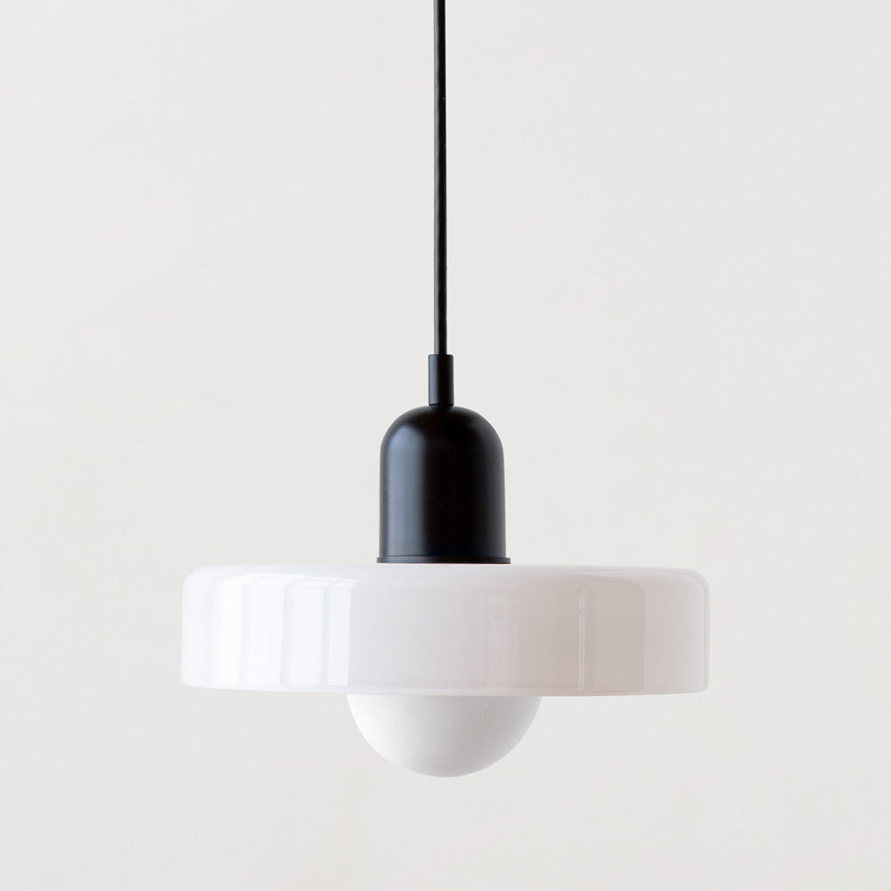 Bauhaus Colored Glass Pendant Light