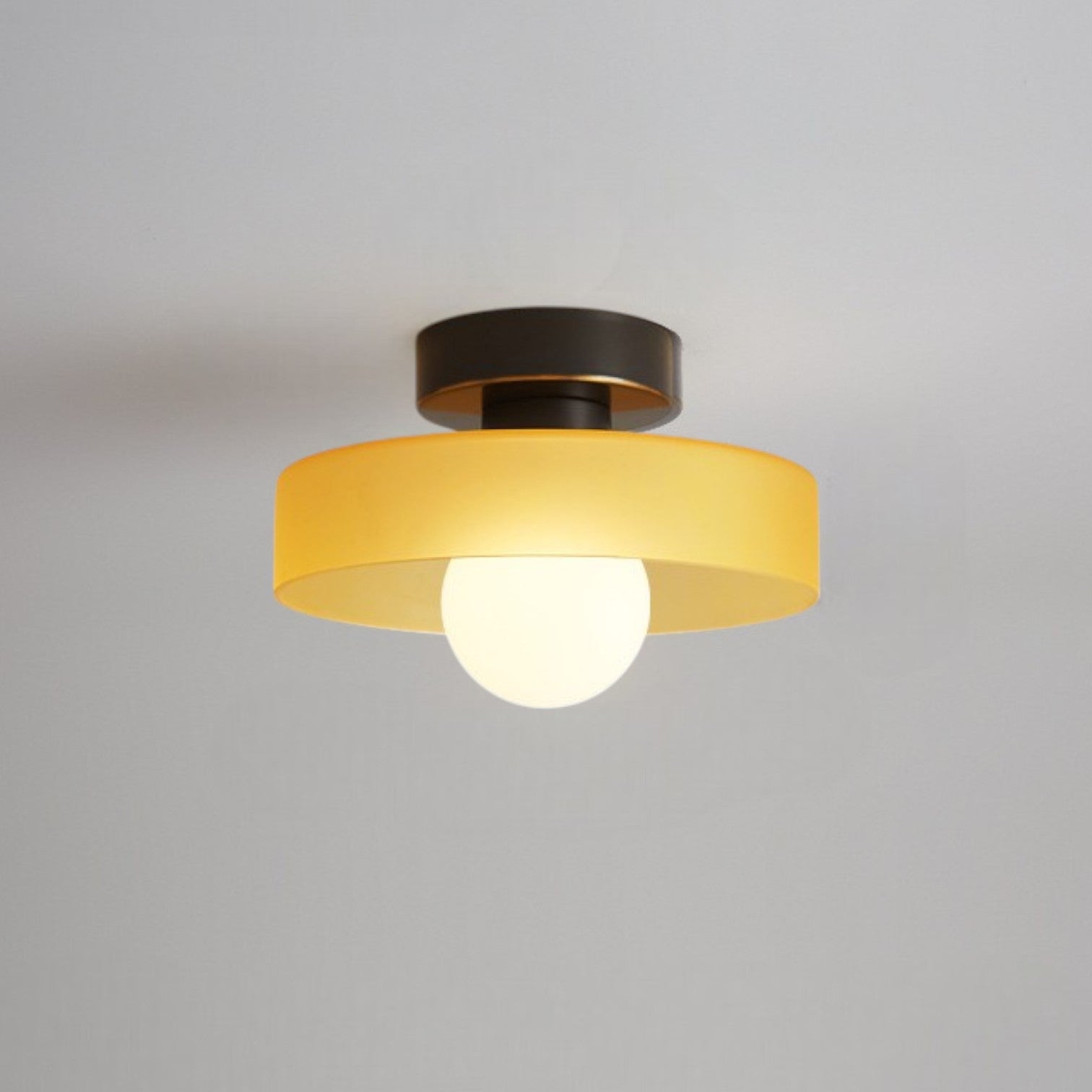 French Bauhaus Ceiling Light