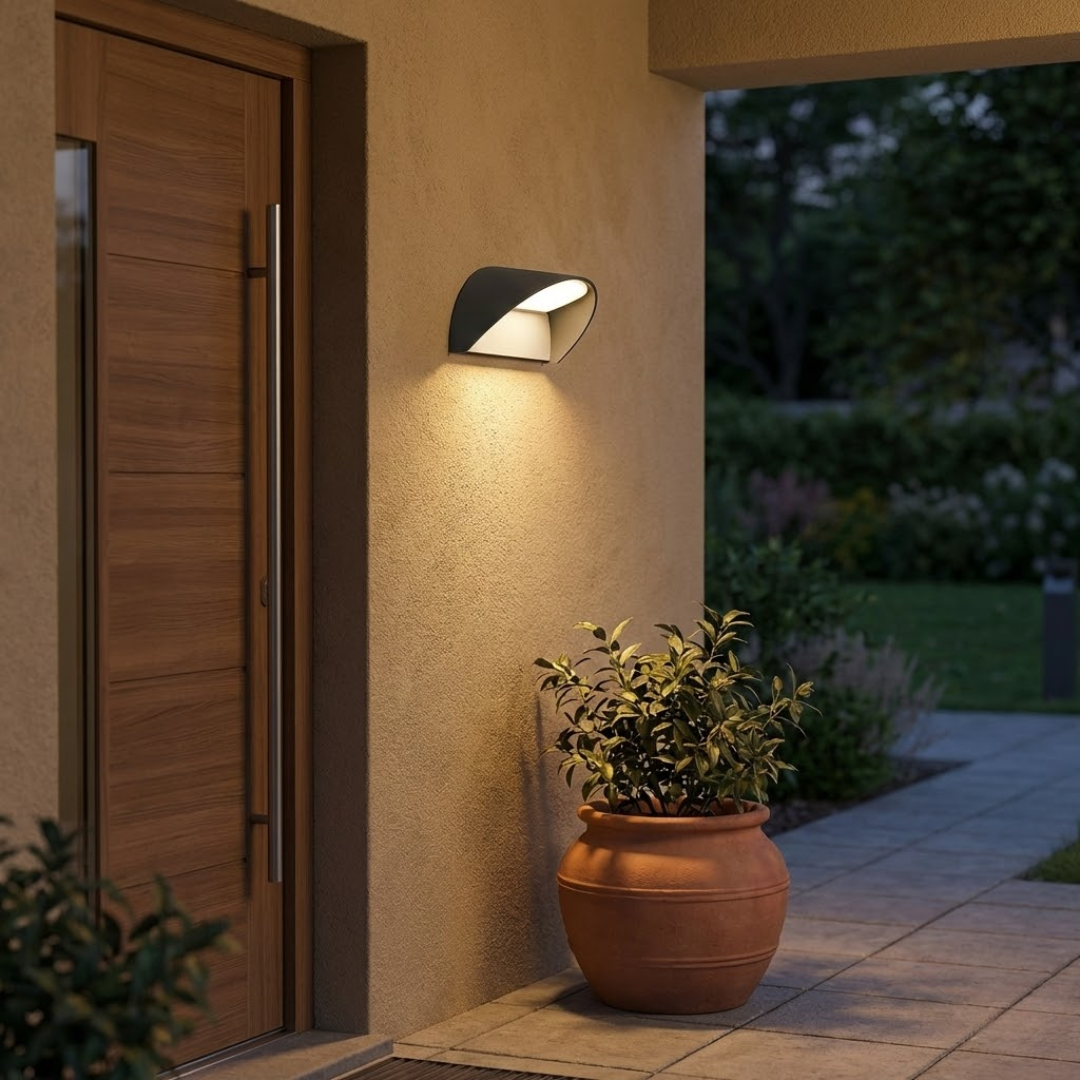 Outdoor LED Wall Sconce Downlight Fixture