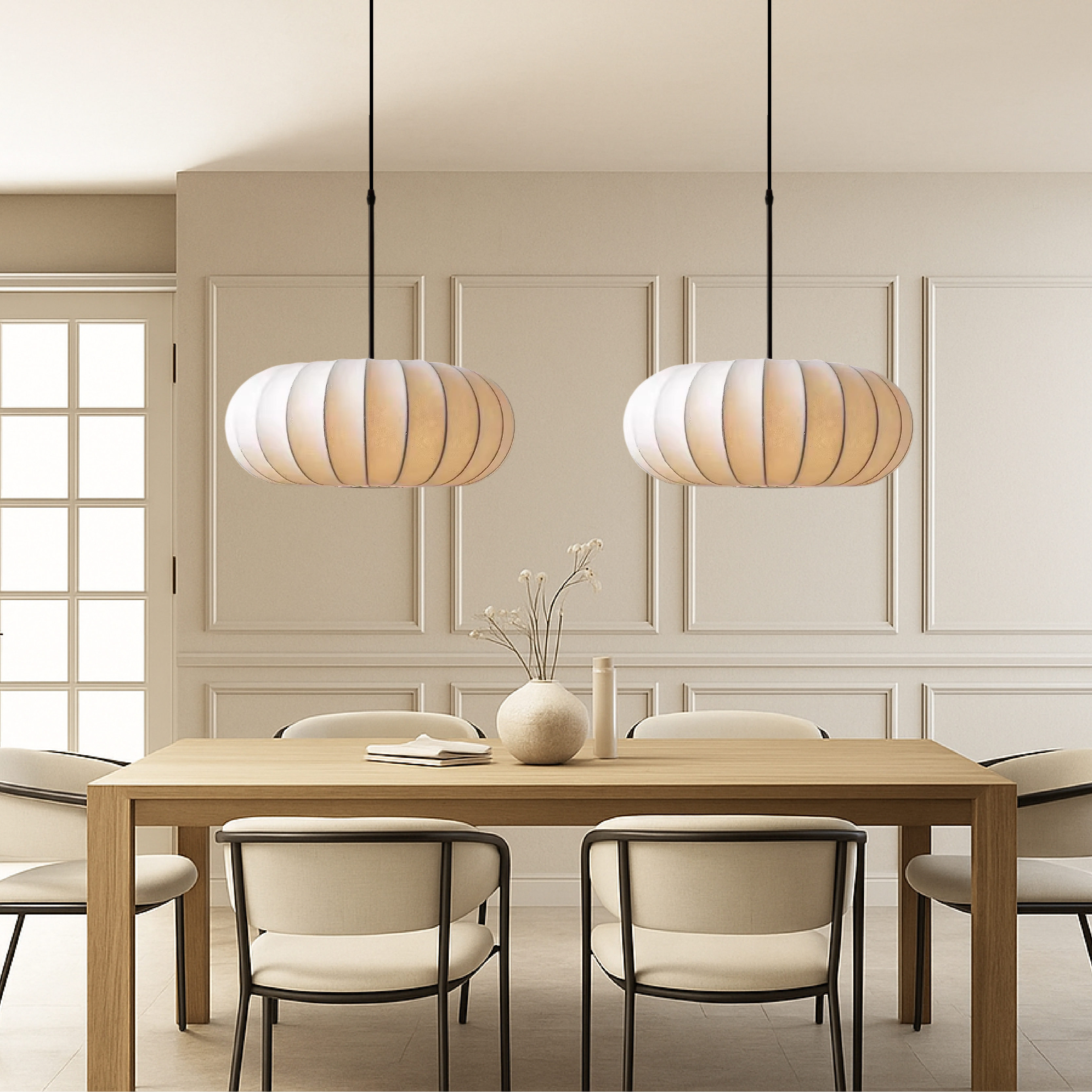 Verona Silk Pendant Light