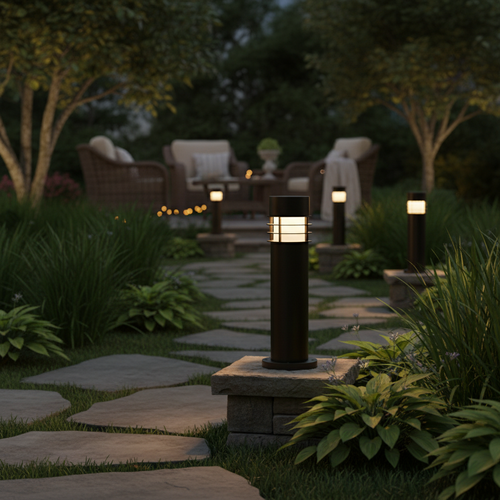 Outdoor pathway light