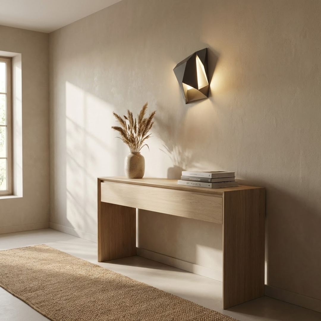 Geometric LED Wall Sconce Lighting Fixture