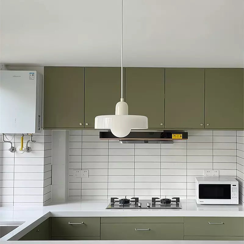 Bauhaus Colored Glass Pendant Light