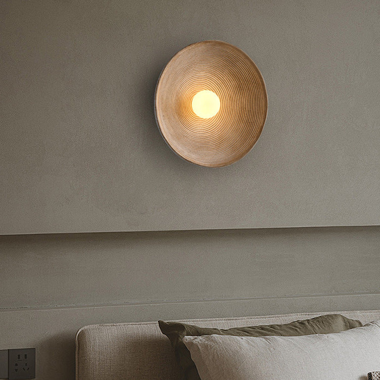 Japanese Wooden Wall Light