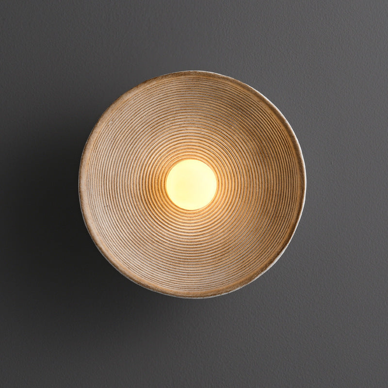 Japanese Wooden Wall Light