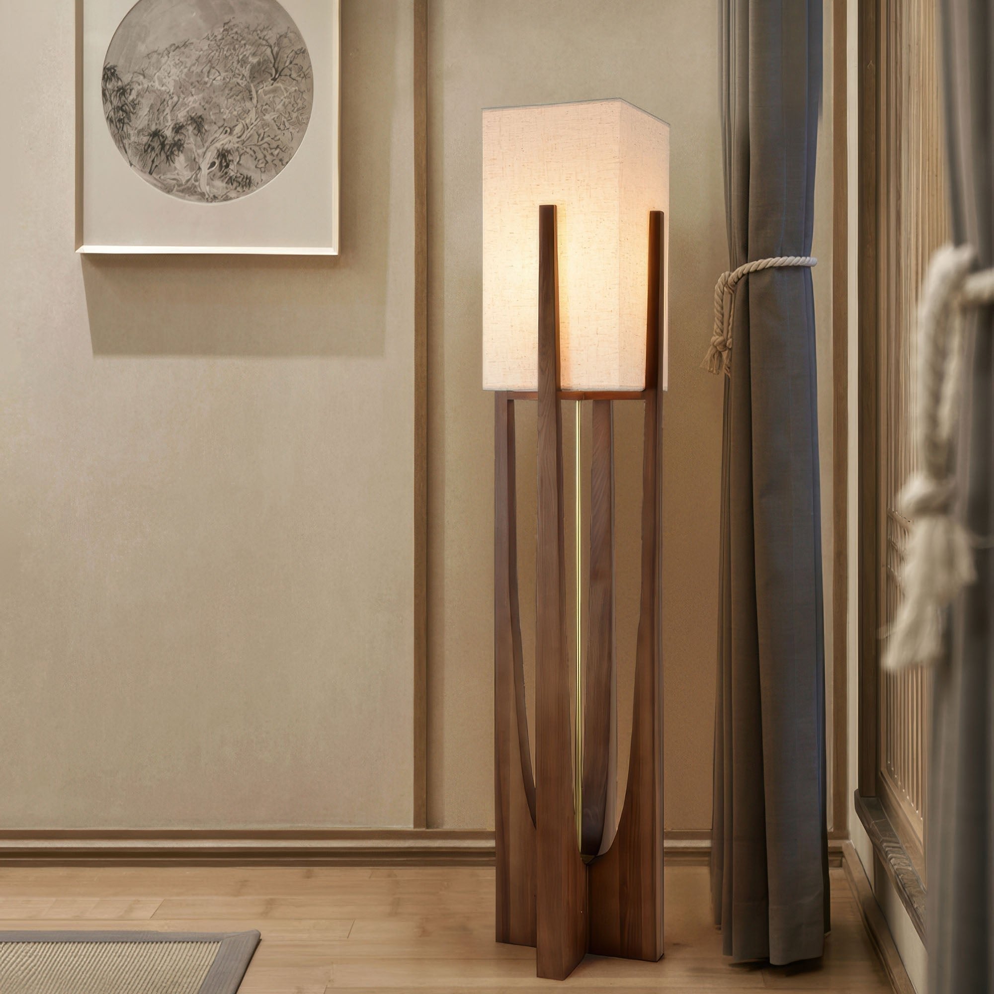 Japanese Style Wabi Sabi Floor Lamp